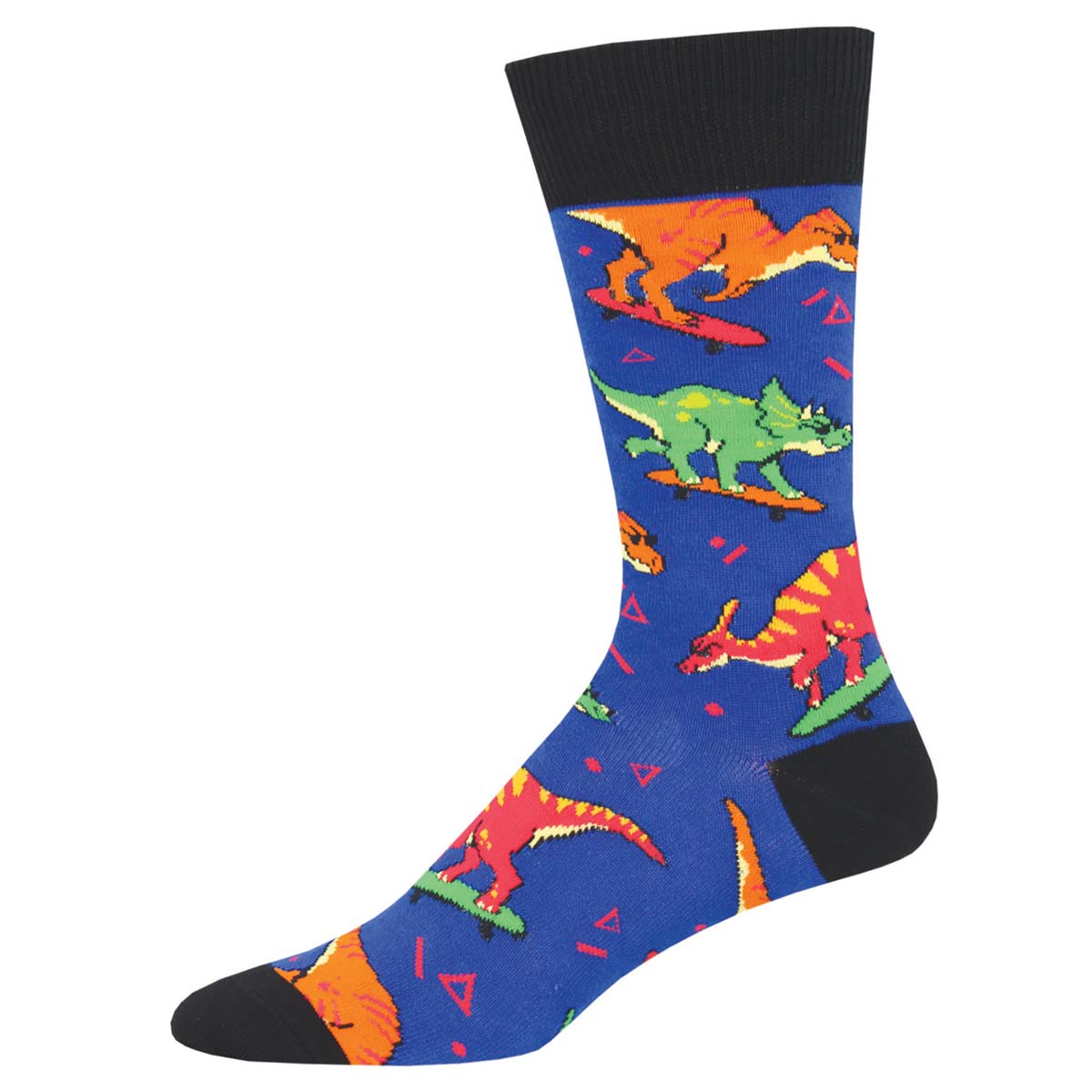 Dinosaur Raptor Basketball Novelty Socks for Men - Uptown Sox