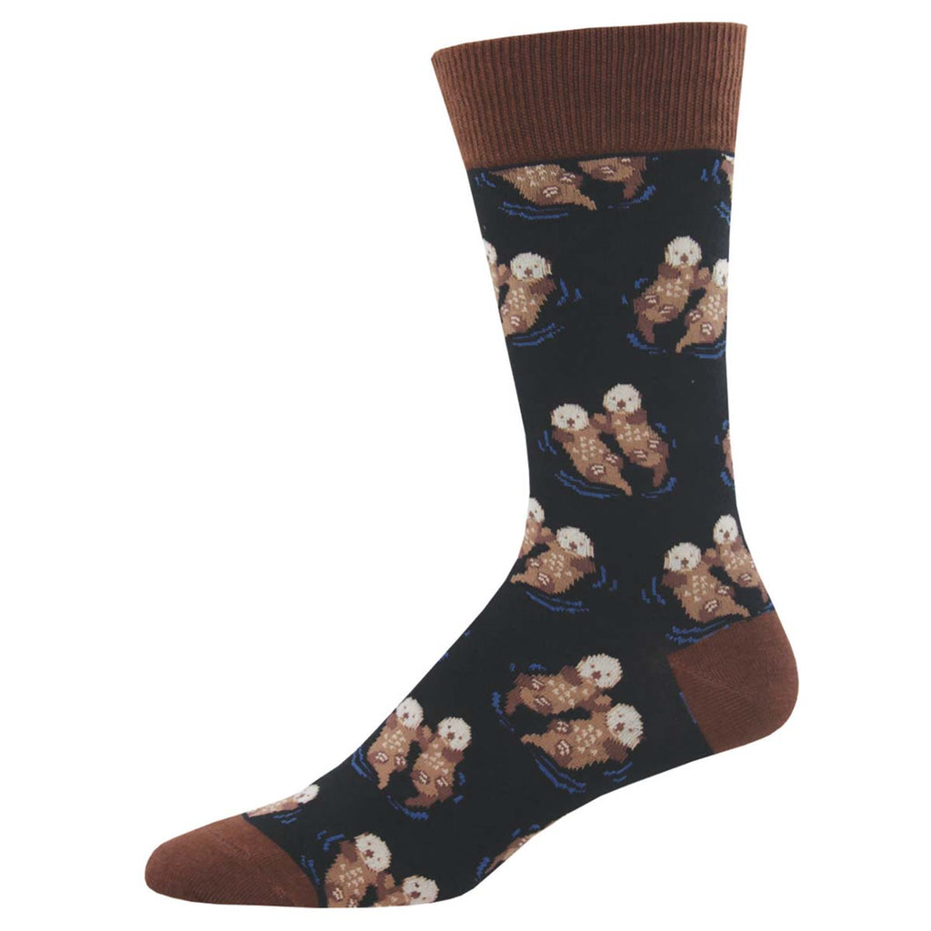 Fun Dress Socks for Men | Significant Otter | Cotton Cree Socks – Socksmith