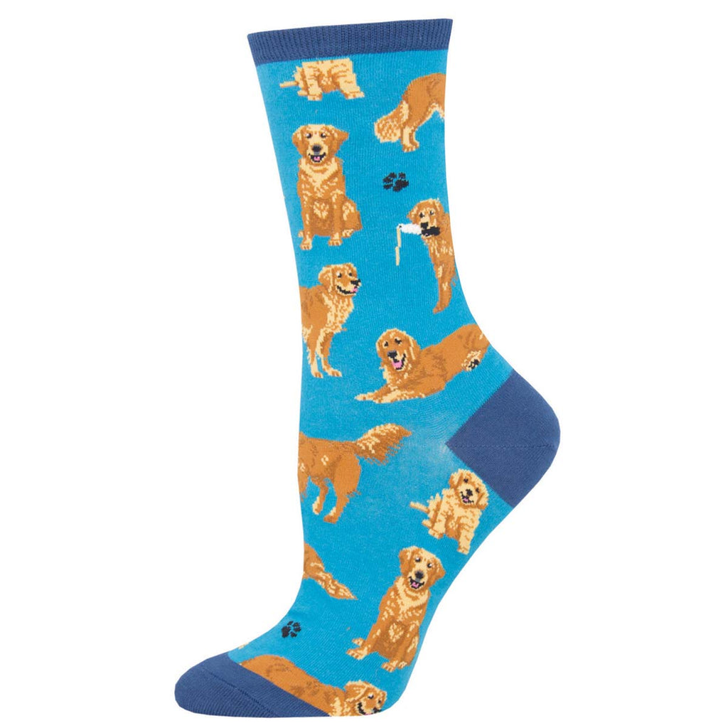 Golden Retrievers Socks for Women - Shop Now | Socksmith