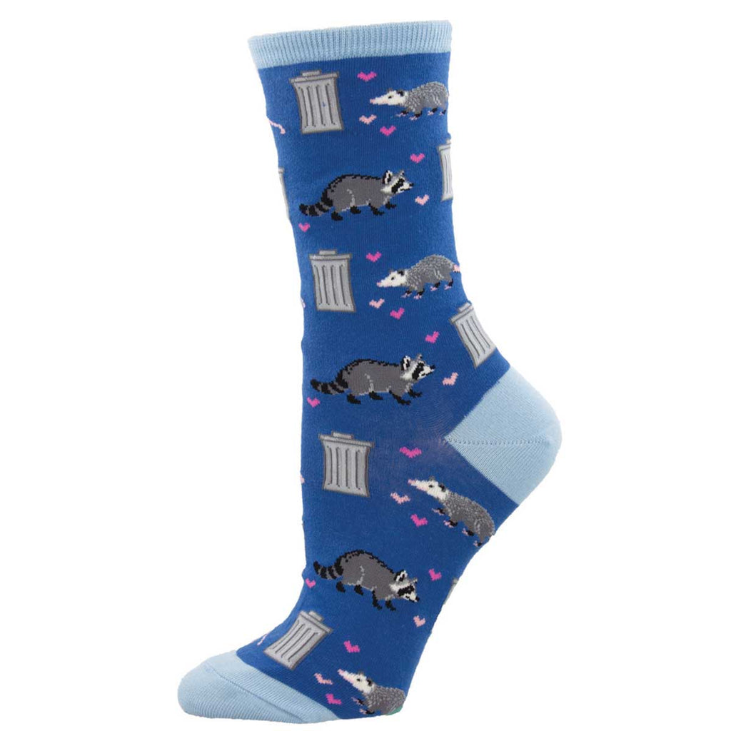 Raccoon Socks for Women | Trashy Love | Socksmith