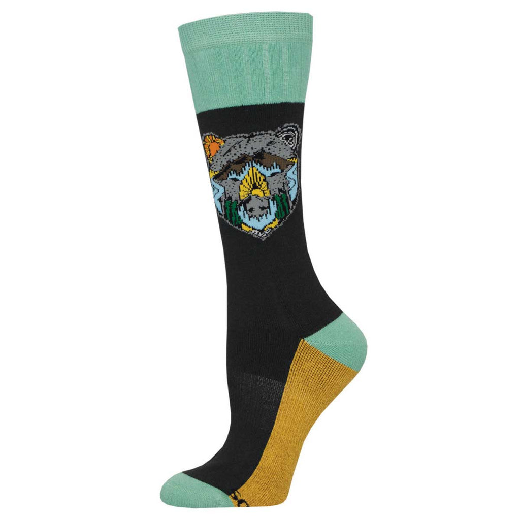 Cute Women's Outdoor AtomicChild Socks | Bear Print | Socksmith Design